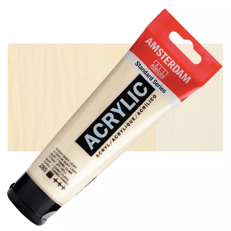 Akrylové barvy Amsterdam 250ml - varianty - 289 Titanium Buff Light