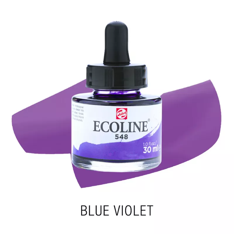 Ecoline akvarelový inkoust 30ml - Blue Violet 548