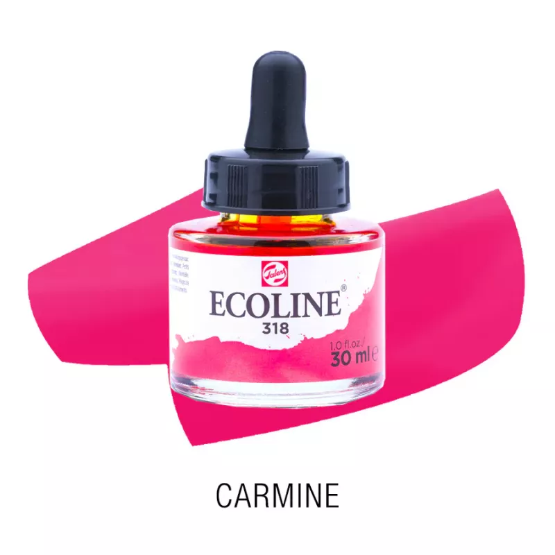 Ecoline akvarelový inkoust 30ml - Carmine 318