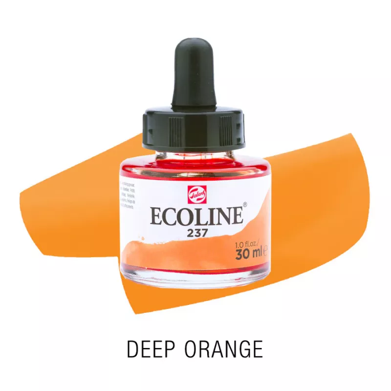 Ecoline akvarelový inkoust 30ml - Deep Orange 237