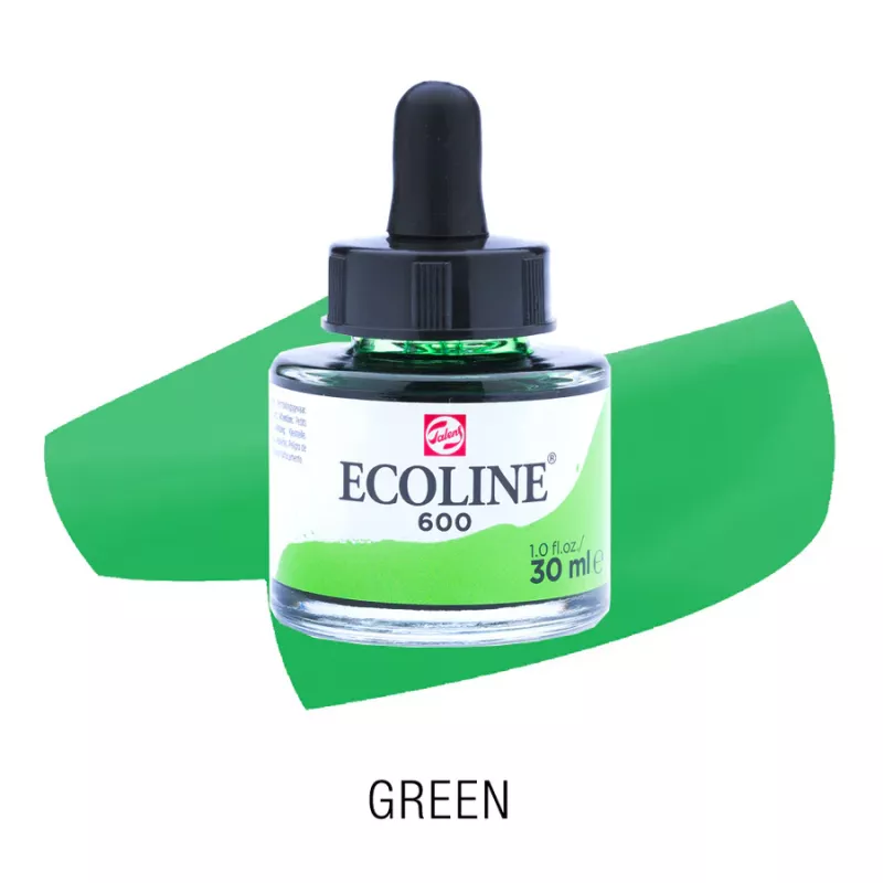 Ecoline akvarelový inkoust 30ml - Green 600