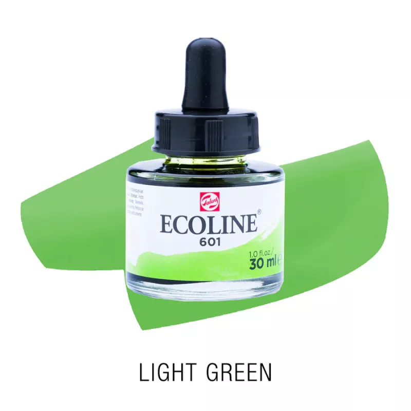 Ecoline akvarelový inkoust 30ml - Light Green 601