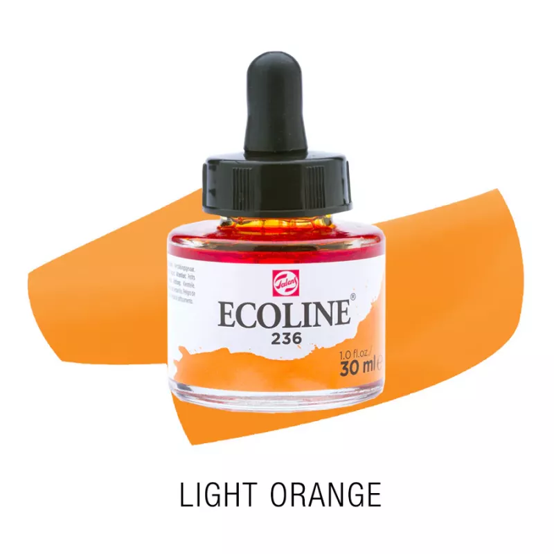Ecoline akvarelový inkoust 30ml - Light Orange 236