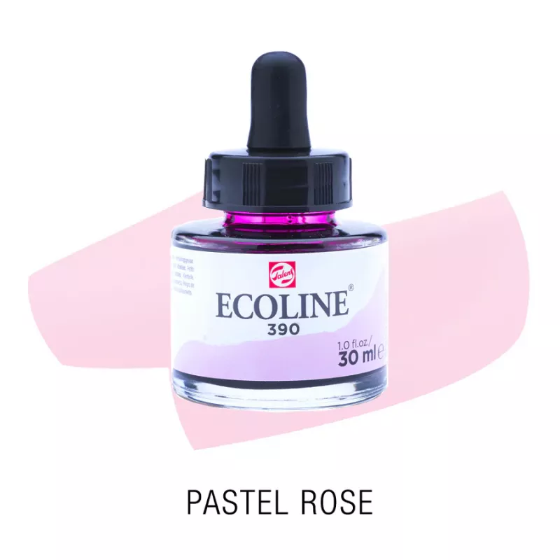 Ecoline akvarelový inkoust 30ml - Pastel Rosé 390