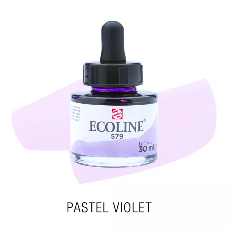 Ecoline akvarelový inkoust 30ml - Pastel Violet 579