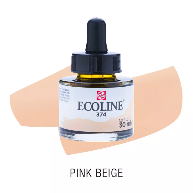 Ecoline akvarelový inkoust 30ml - Pink Beige 374