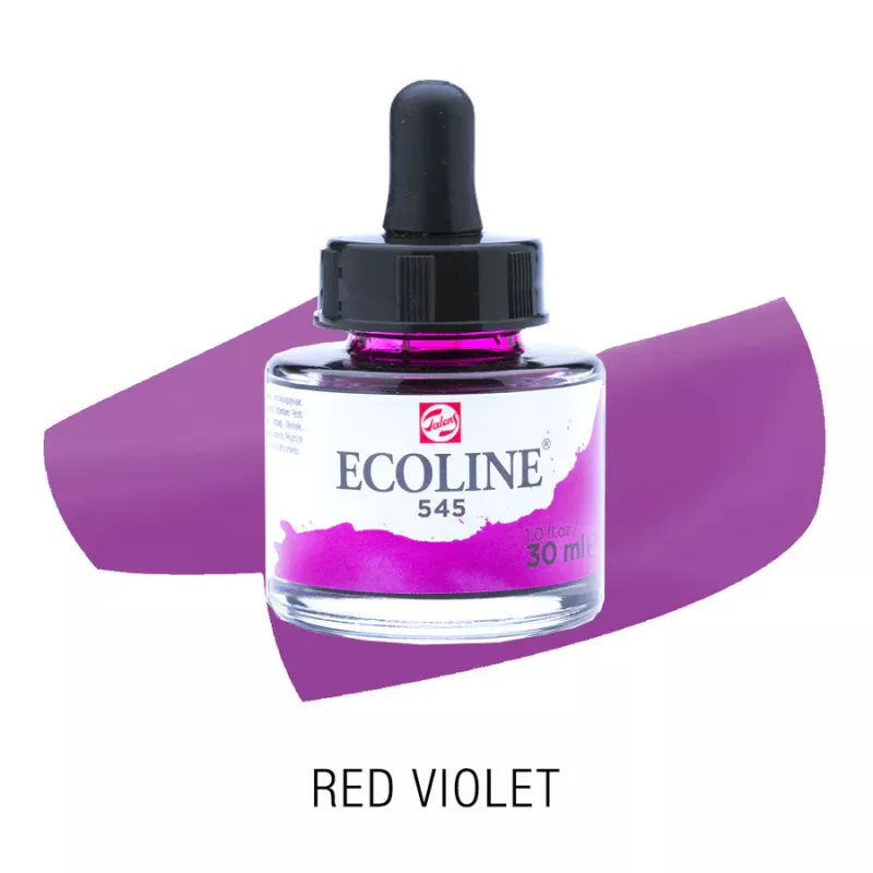 Ecoline akvarelový inkoust 30ml - Red Violet 545