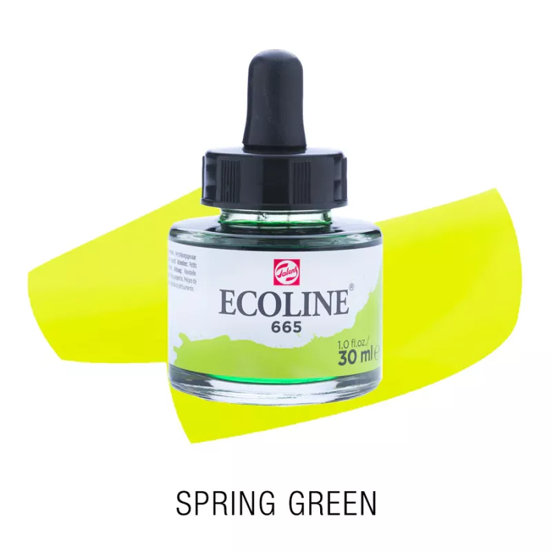 Ecoline akvarelový inkoust 30ml - Spring Green 665