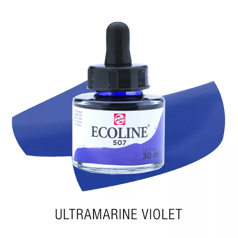 Ecoline akvarelový inkoust 30ml - Ultramarine Violet 507