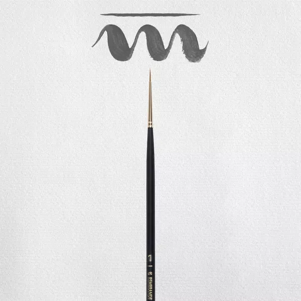 Kulaté štětce Rembrandt, série 241 - varianty - Rembrandt série 241 - č.1 ESSDEE