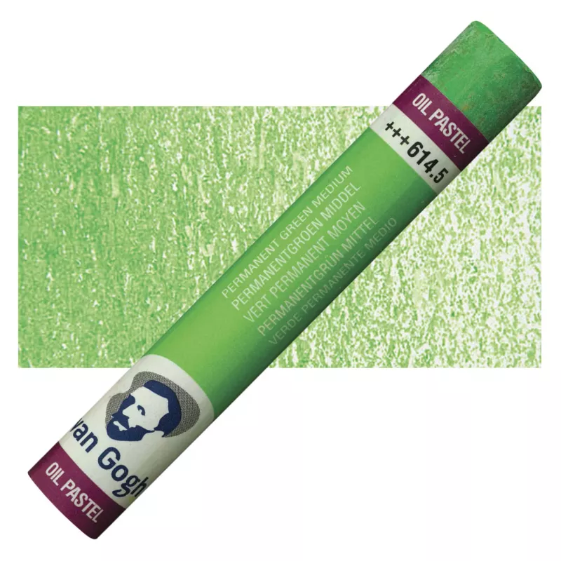 Olejový pastel Van Gogh - jednotlivě - PERM. GREEN MED 5