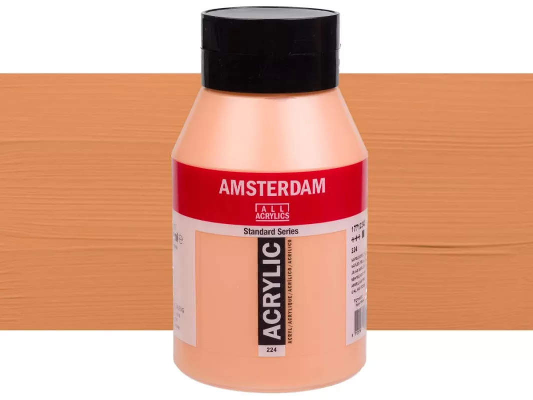 Akrylové barvy Amsterdam 1000ml - varianty - 224 Naples Yellow red