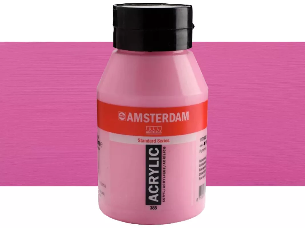 Akrylové barvy Amsterdam 1000ml - varianty - 385 Quinacridone Rose Light