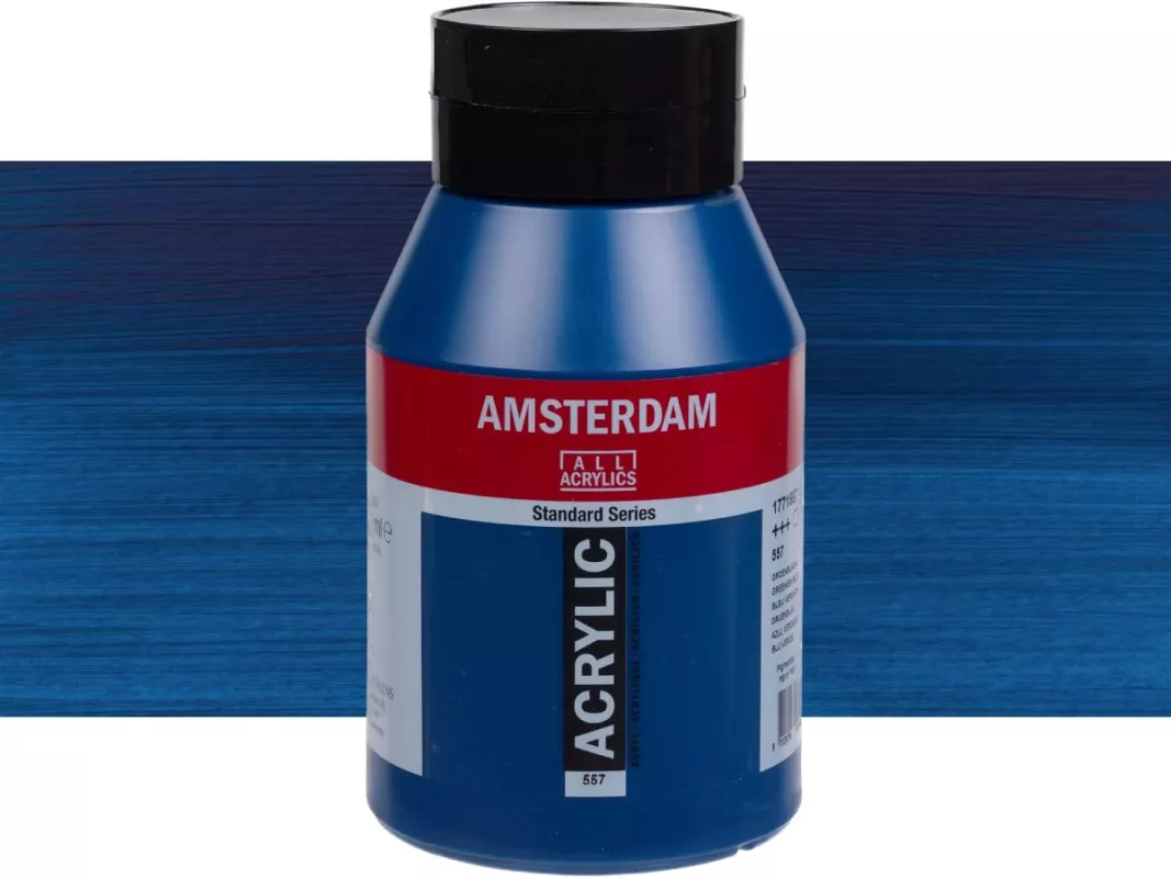 Akrylové barvy Amsterdam 1000ml - varianty - 557 Green Blue