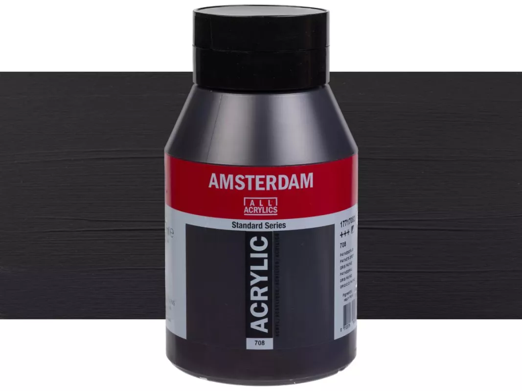 Akrylové barvy Amsterdam 1000ml - varianty - 708 Paynes Grey