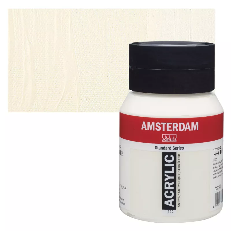 Akrylové barvy Amsterdam 500ml - varianty - 222 Naples Yellow Light