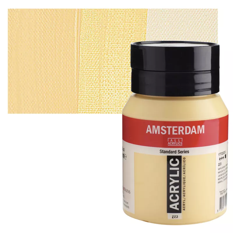 Akrylové barvy Amsterdam 500ml - varianty - 223 Naples Yellow Deep