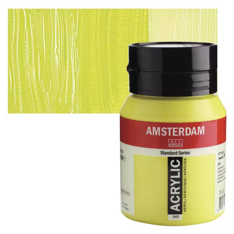 Akrylové barvy Amsterdam 500ml - varianty - 243 Greenish Yellow