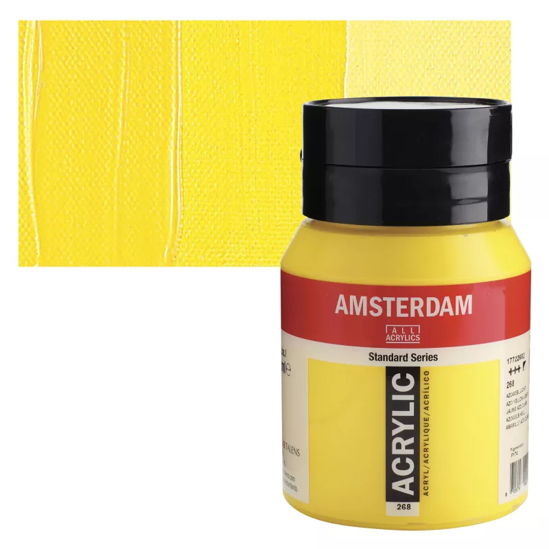 Akrylové barvy Amsterdam 500ml - varianty - 268 Azo Yellow Light