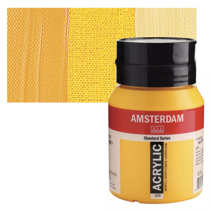 Akrylové barvy Amsterdam 500ml - varianty - 270 Azo Yellow Deep
