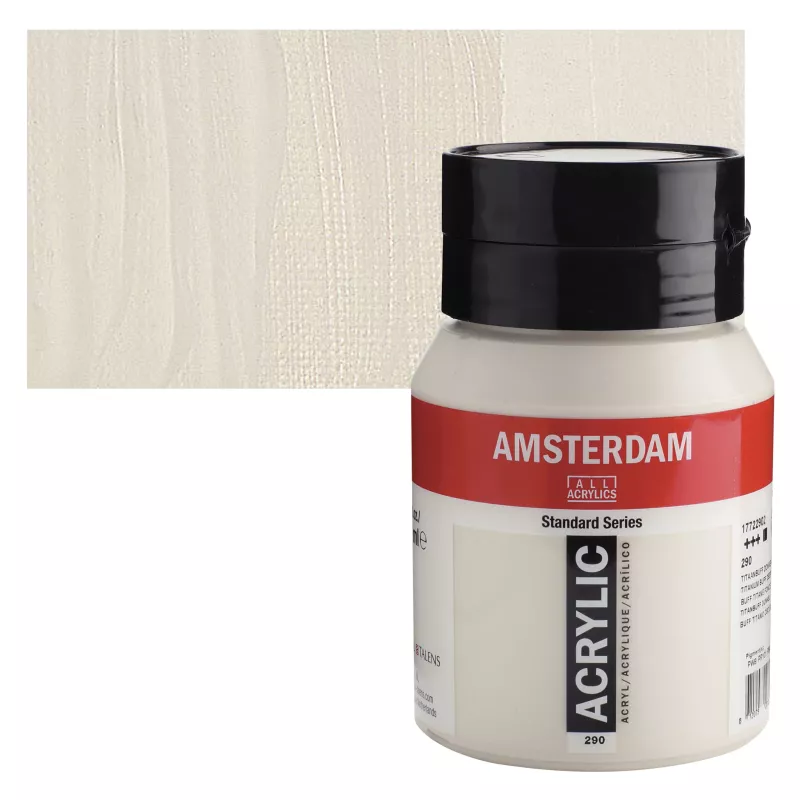 Akrylové barvy Amsterdam 500ml - varianty - 290 Titanium Buff Deep