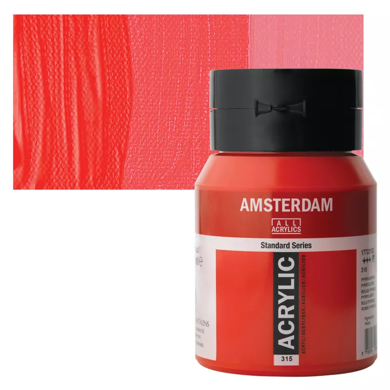 Akrylové barvy Amsterdam 500ml - varianty - 311 Vermillion