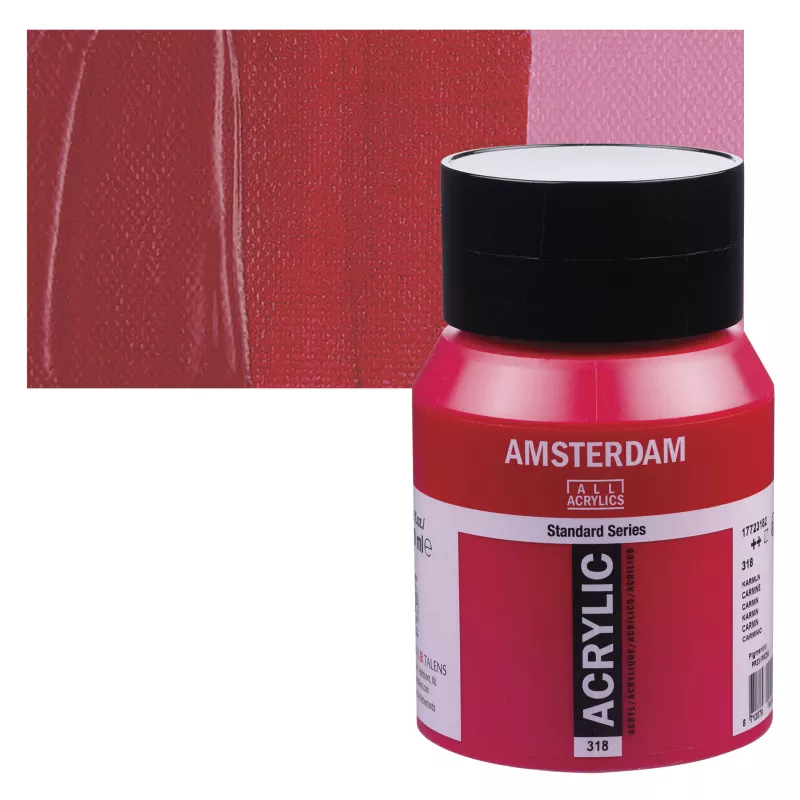 Akrylové barvy Amsterdam 500ml - varianty - 318 Carmine