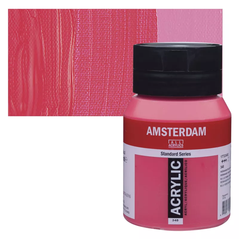 Akrylové barvy Amsterdam 500ml - varianty - 348 Perm. Red Purple