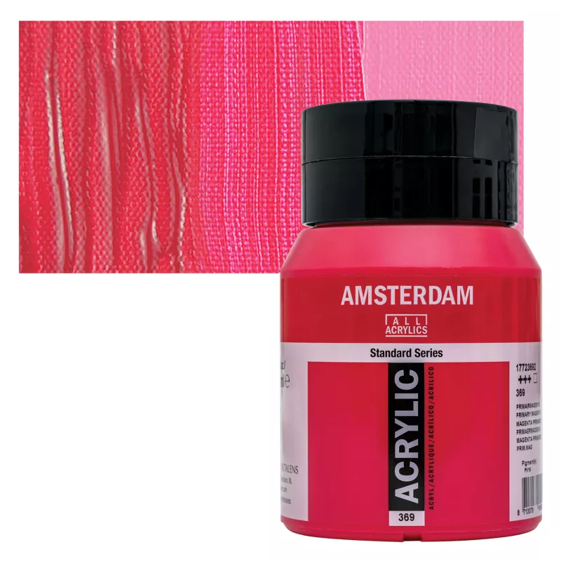 Akrylové barvy Amsterdam 500ml - varianty - 369 Primary Magenta