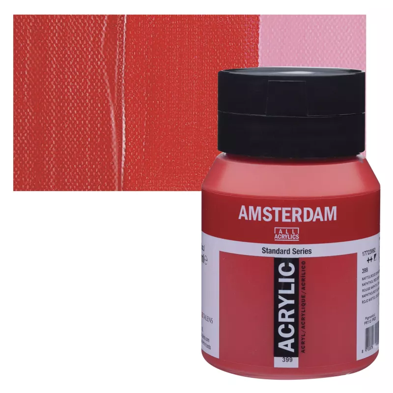 Akrylové barvy Amsterdam 500ml - varianty - 399 Naphthol Red Deep
