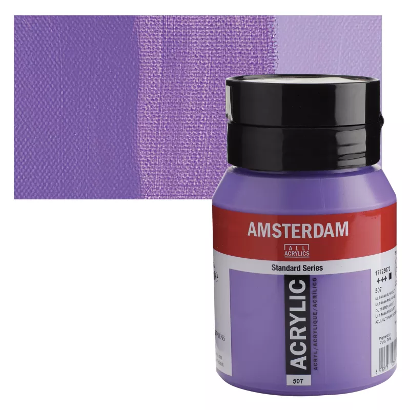 Akrylové barvy Amsterdam 500ml - varianty - 507 Utramarine Violet