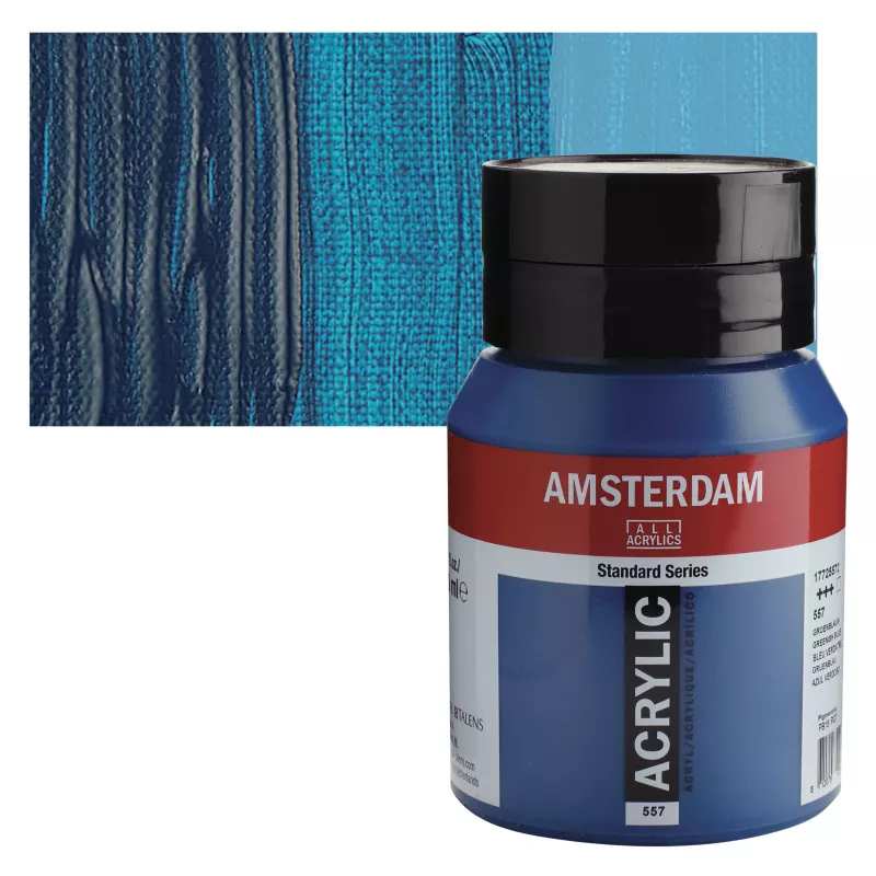 Akrylové barvy Amsterdam 500ml - varianty - 557 Green Blue