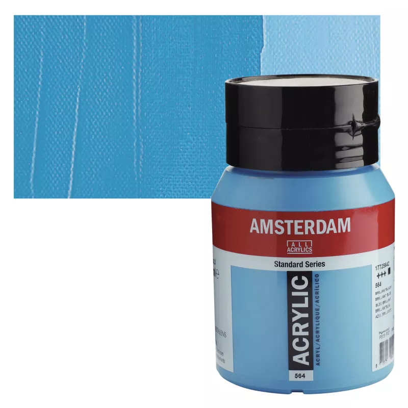 Akrylové barvy Amsterdam 500ml - varianty - 564 Brilliant Blue