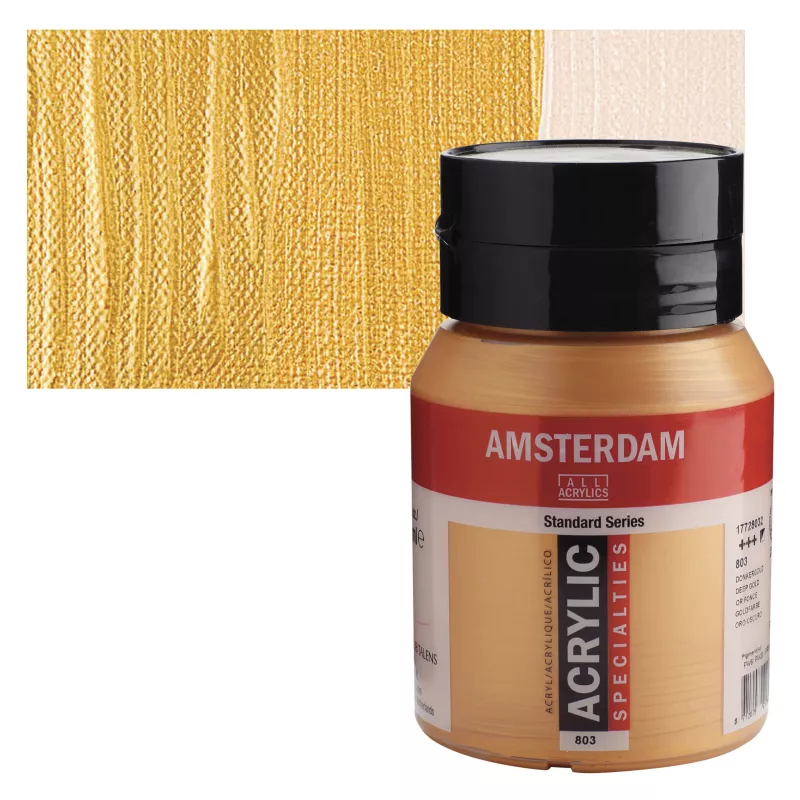 Akrylové barvy Amsterdam 500ml - varianty - 803 Deep Gold