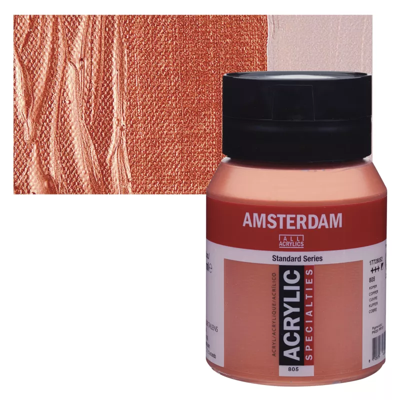 Akrylové barvy Amsterdam 500ml - varianty - 805 Copper