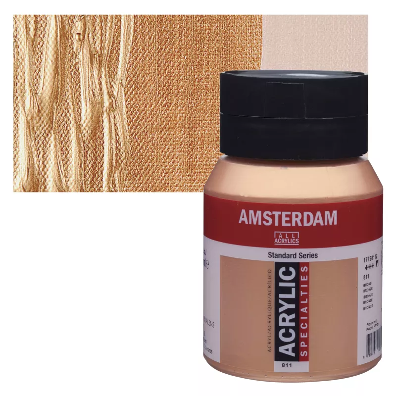 Akrylové barvy Amsterdam 500ml - varianty - 811 Bronze