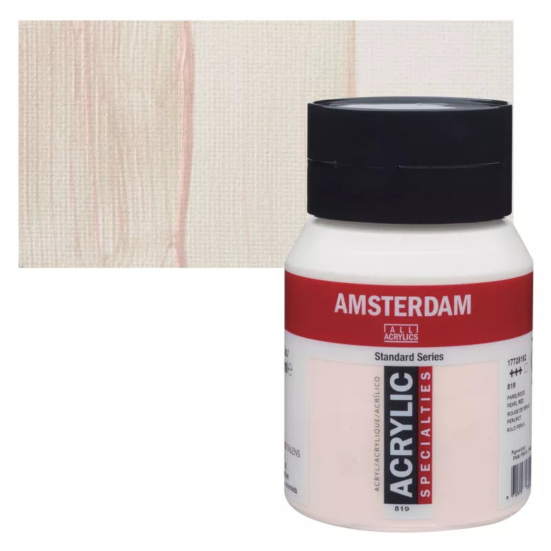 Akrylové barvy Amsterdam 500ml - varianty - 819 Pearl Red