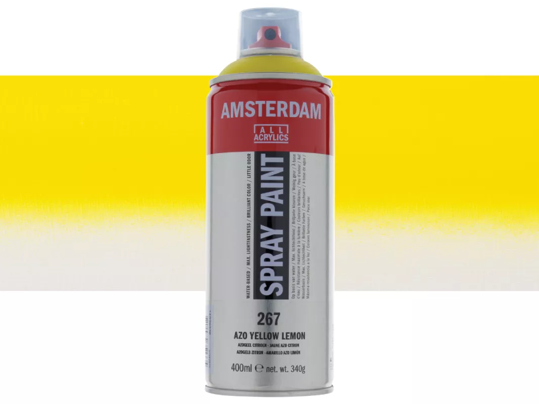 Akrylový sprej Amsterdam 400 ml - varianty - Azo Yellow Lemon 267