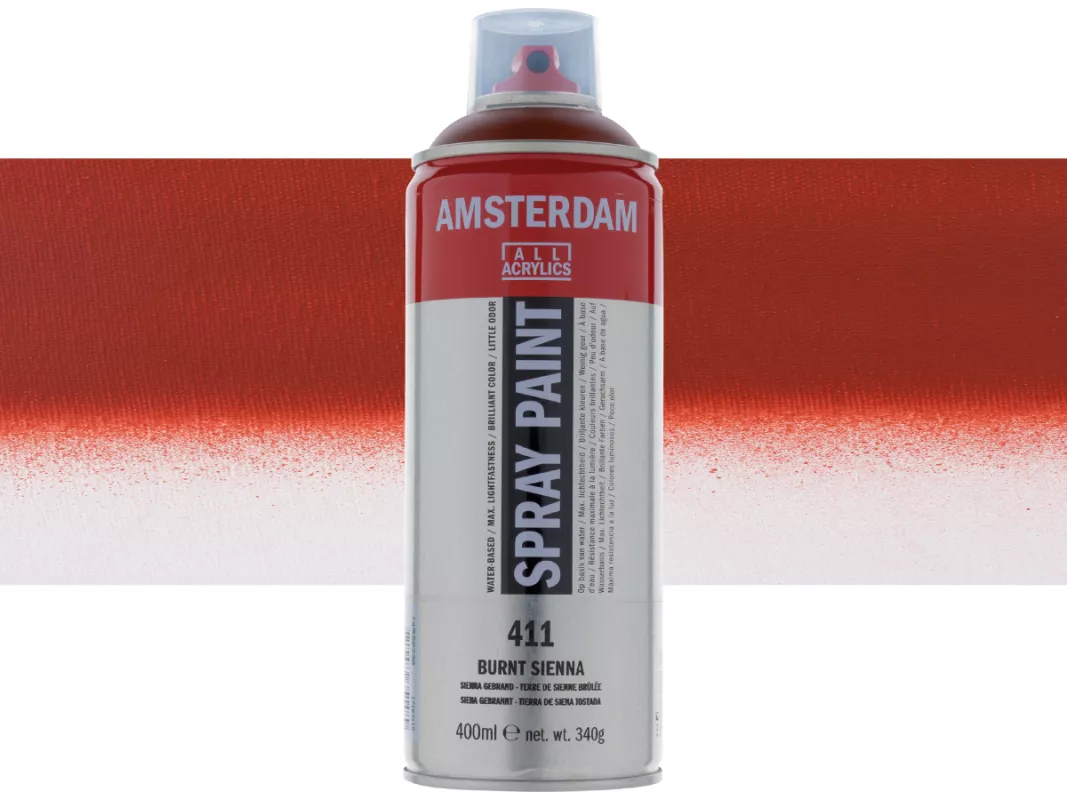Akrylový sprej Amsterdam 400 ml - varianty - Burnt Sienna 411