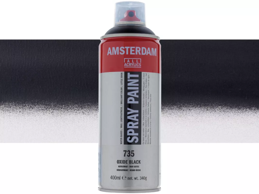 Akrylový sprej Amsterdam 400 ml - varianty - Oxide Black 735