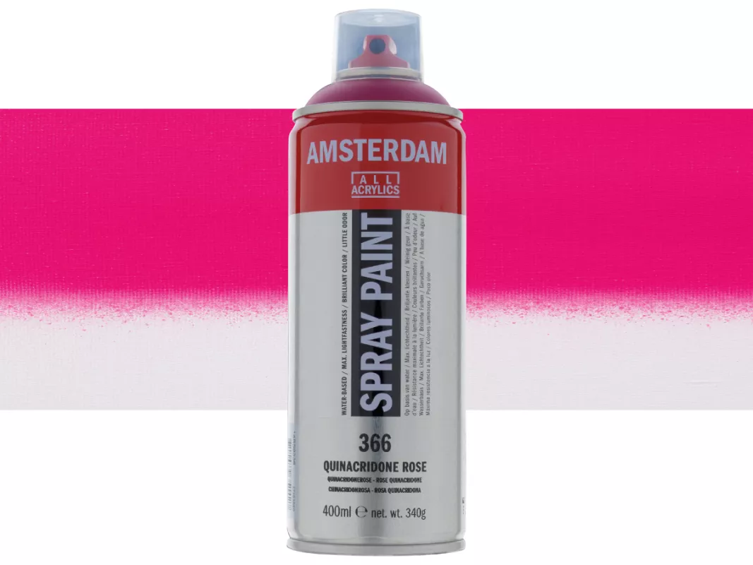 Akrylový sprej Amsterdam 400 ml - varianty - Quinarose 366