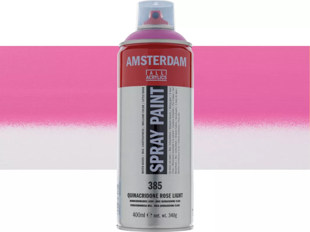 Akrylový sprej Amsterdam 400 ml - varianty - Quinarose Light 385