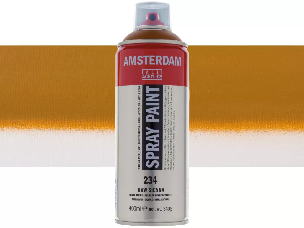 Akrylový sprej Amsterdam 400 ml - varianty - Raw Sienna 234
