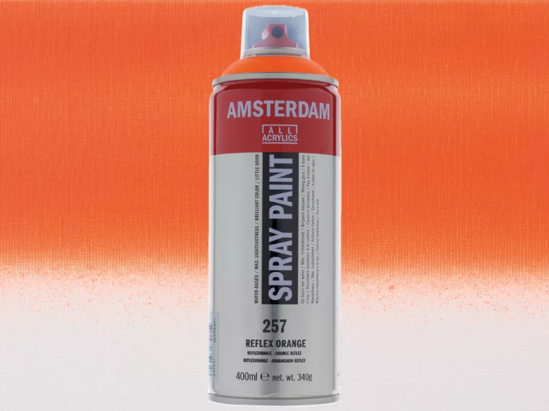 Akrylový sprej Amsterdam 400 ml - varianty - Reflex Orange 257