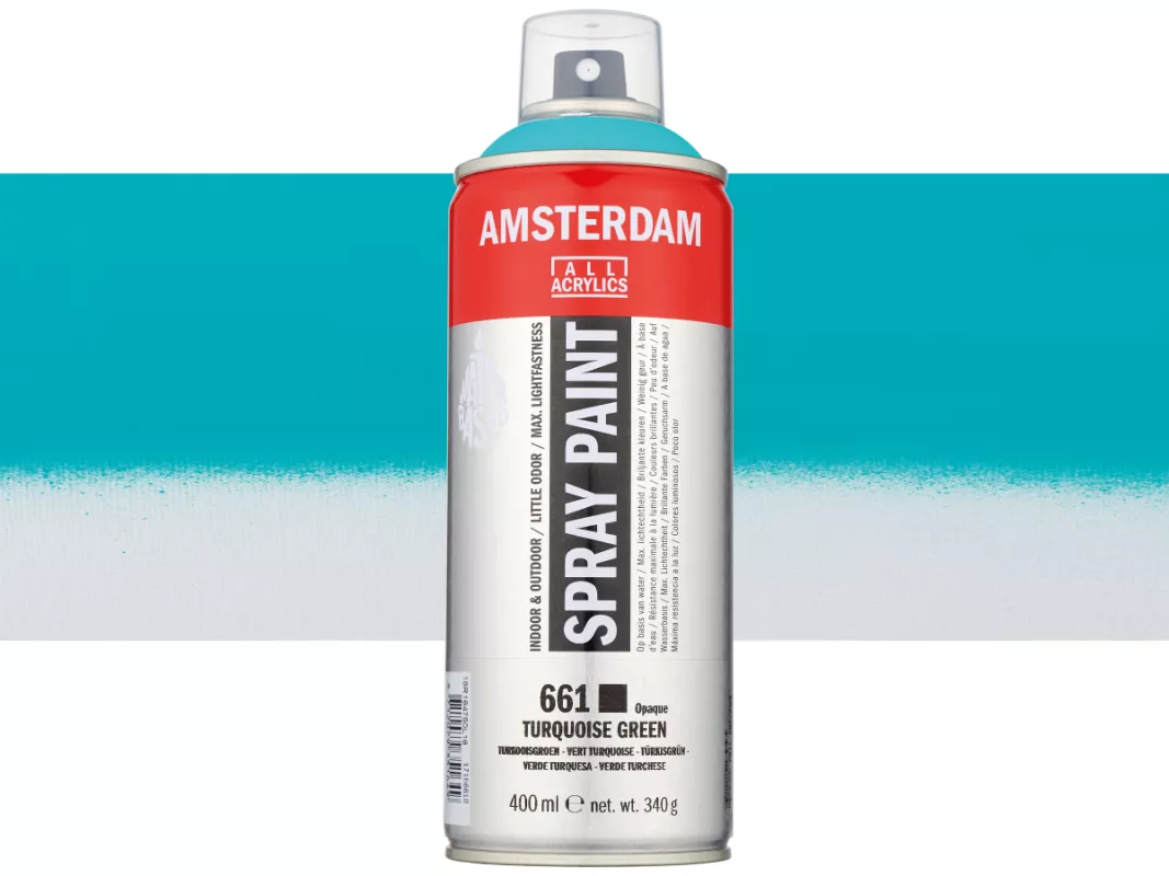 Akrylový sprej Amsterdam 400 ml - varianty - Turquoise Green 661