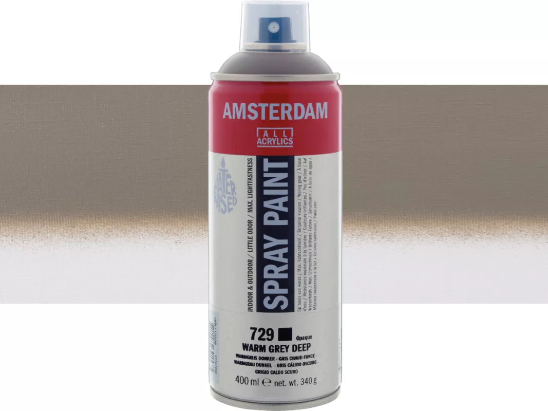 Akrylový sprej Amsterdam 400 ml - varianty - Warm Grey 718