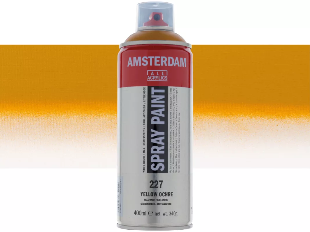 Akrylový sprej Amsterdam 400 ml - varianty - Yellow Ochre 227