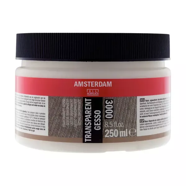 Amsterdam Transparent Gesso - transparentní šeps Amsterdam - 120 ml - transparentní šeps Amsterdam - 250 ml