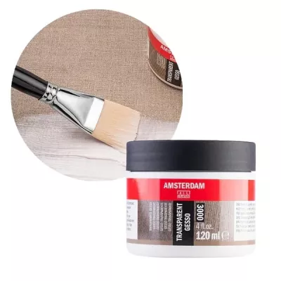 Amsterdam Transparent Gesso - transparentní šeps Amsterdam - 120 ml | transparentní šeps Amsterdam - 120 ml, transparentní šeps Amsterdam - 250 ml