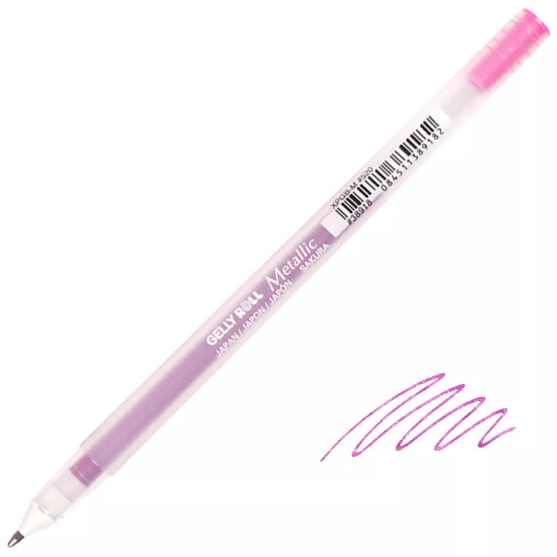 Gelové fixy Gelly METALLIC - varianty - Metallic 520 Pink Sakura